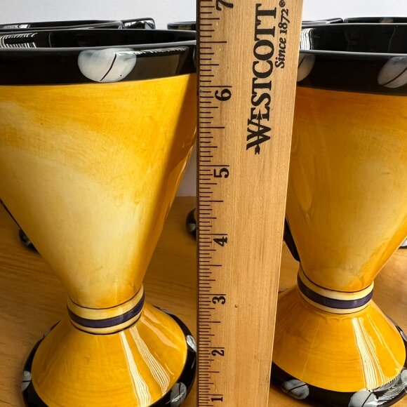 Carrie Olsen Garrand Design Bacchus Feastware Set of 6 Mugs Coffee/Tea Ceramic - Picture 3 of 7